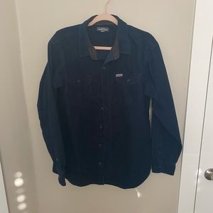 Corduroy Eddie Bauer Button Down Shirt